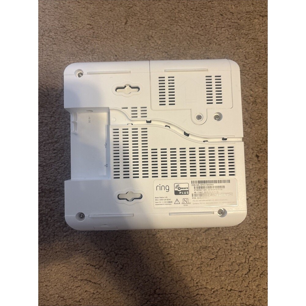 Ring Base Station US Home Security - White NO Power Cable 4HB1U90EN0 - Picture 4 of 6